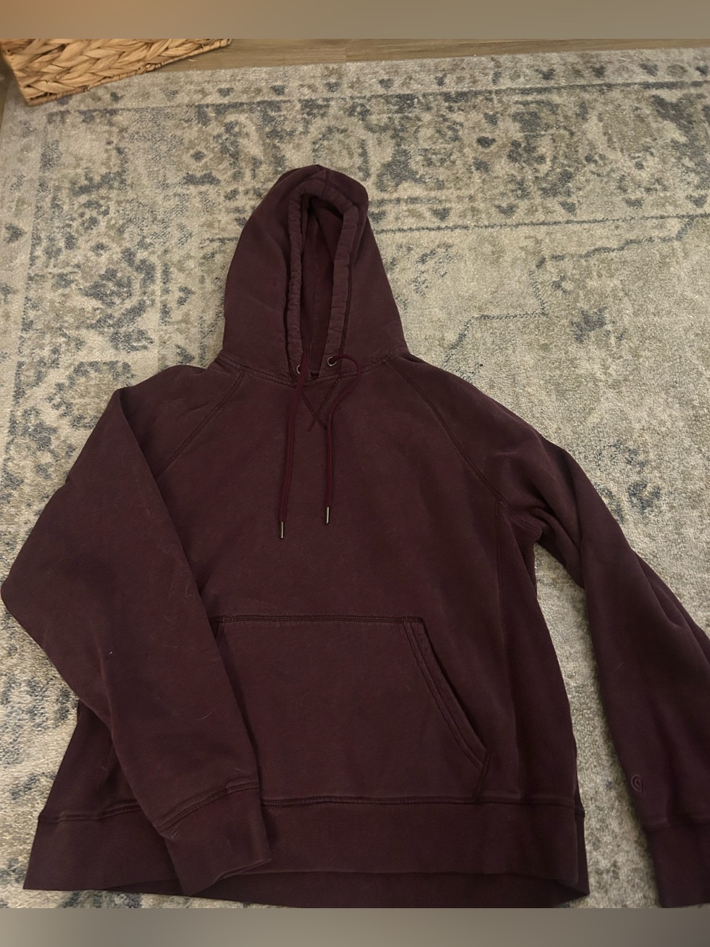 Champion Men's Dark Burgundy Pullover Hoodie